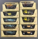 Group of 10 Matchbox Memories of Yesteryear Die-Cast Vehicles in Original Packaging