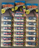 Group of 19 Funstuff Pit Row Stock Car Die-Cast Vehicles in Original Packaging