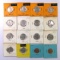 Group of (33) U.S. Coins Small Cents & Nickiels.