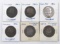 Group of (6) Columbian Exposition Commemoratove Silver Half Dollars.