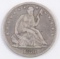 1876 P Seated Liberty Silver Half Dollar.