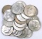 Group of (20) 40% Silver Kennedy Half Dollars.