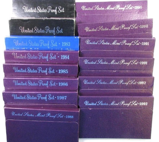 Group of (14) U.S. Proof Sets.