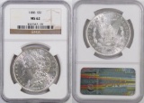 1886 P Morgan Silver Dollar (NGC) MS62.