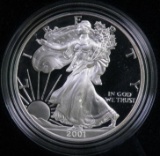 2001 W American Silver Eagle Proof.