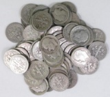 Group of (65) Roosevelt Silver Dimes.