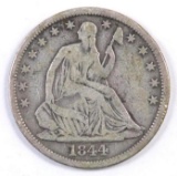 1844 O Seated Liberty Silver Half Dollar.