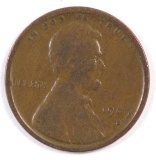 1909 S Lincoln Wheat Cents.