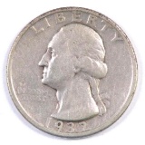 1932 D Washington Silver Quarter.