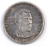 1950 S Booker T. Washington Commemorative Silver Half Dollar.