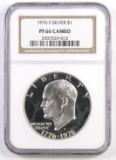 1976 S Eisenhower Silver Dollar Proof (NGC) PF66 Cameo.