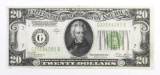 1928-B $20 Federal Reserve Note.