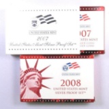 Group of (2) U.S. Silver Proof Sets.