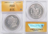 1885 S Morgan Silver Dollar (ANACS) AU55 details.