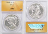 1922 P Peace Silver Dollar (ANACS) AU58.