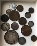 Group of US and Foreign coins