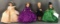 Group of 4 Madame Alexander Portrettes Collection dolls