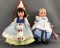 Group of 2 Madame Alexander Miniature Showcase Collection dolls