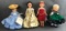 Group of 4 Madame Alexander dolls