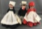 Group of 3 Madame Alexander Gone With the Wind dolls