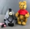 Hand made Winnie the Pooh and Eeyore plush