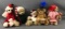 Group of 5 Handcrafted Artist Bears