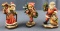 Group of 3 ANRI wood figurines including Jolly St Nick in original boxes