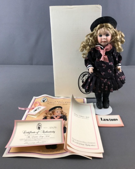 Lawton Doll Company Porcelain logo doll