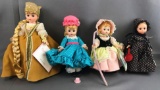 Group of 4 Madame Alexander dolls