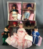 Group of 7 Madame Alexander Miniature Showcase, Storyland and Portrettes Collections Dolls: Peter