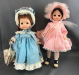 Group of 2 Madame Alexander dolls