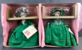 Group of 2 Madame Alexander Scarlett dolls in original boxes