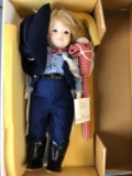 Dolls by Jerri David 2 yrs old porcelain doll in original box