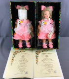 Lenci Aurelia dolls in original boxes