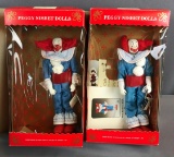 Nesbit Bozo the clown dolls in original boxes