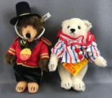 Group of 2 1989 Steiff Circus bears