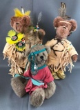 Group of 3 artist bears