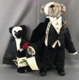 Group of 2 Phantom of the Opera music box bears