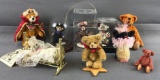 Group of 9 miniature handmade animals