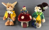 Group of 3 miniature handcrafted animals