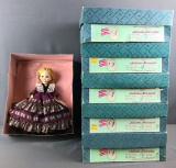 Group of 6 Madame Alexander First Lady dolls