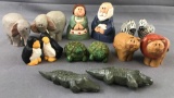 Group of 14 pieces Noahs Ark figurines