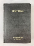 Vintage Holy Bible illustrated from the works of Michelangelo