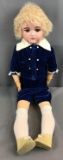 Antique boy doll with bisque head Max Handwerck
