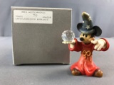 ANRI Disney Sorcerers Apprentice wood figurine in Original Box