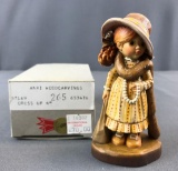 ANRI Dress up wood figurine in original box