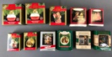 Group of 11 hallmark Keepsake ornaments in original boxes includes magic motion/light