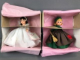 Madame Alexander Snow White and Cinderella dolls in original boxes