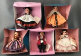 Group of 5 Madame Alexander dolls