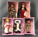 Group of 5 Madame Alexander dolls
